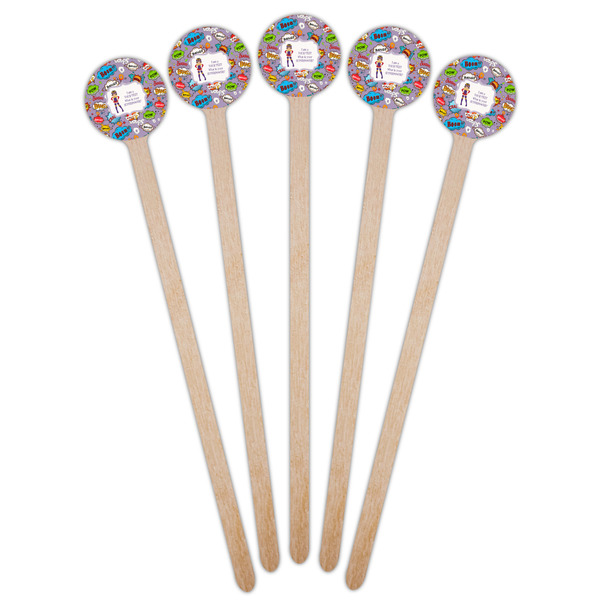 What is your Superpower Wooden 7.5" Stir Stick - Round - Fan View