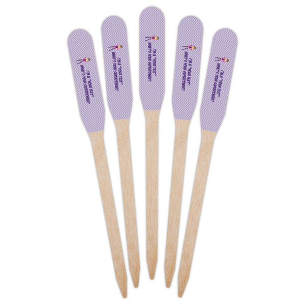 What is your Superpower Wooden Food Pick - Paddle - Fan View