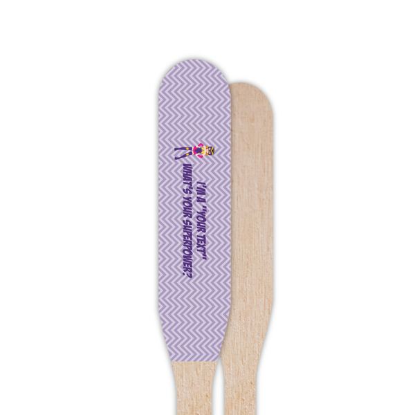 What is your Superpower Wooden Food Pick - Paddle - Single Sided - Front & Back