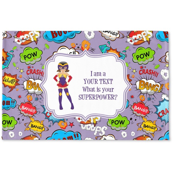 Custom What is your Superpower Woven Mat (Personalized)