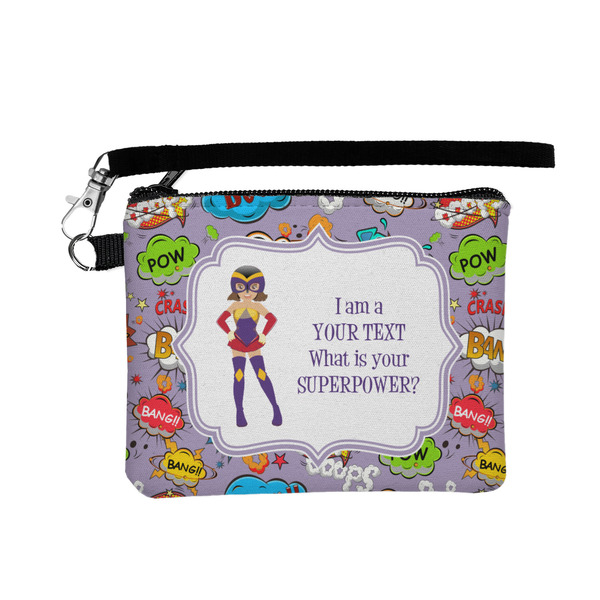 Custom What is your Superpower Wristlet ID Case w/ Name or Text