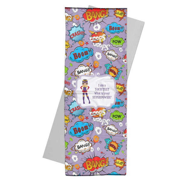Custom What is your Superpower Yoga Mat Towel (Personalized)