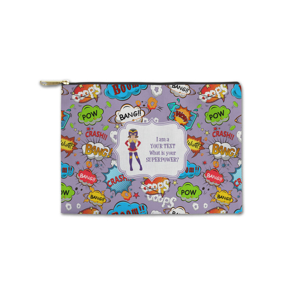 Custom What is your Superpower Zipper Pouch - Small - 8.5"x6" (Personalized)