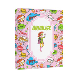Woman Superhero Canvas Print - 11x14 (Personalized)