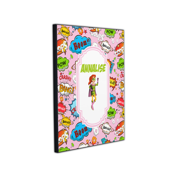 Woman Superhero 11x14 Wood Print - Angle View