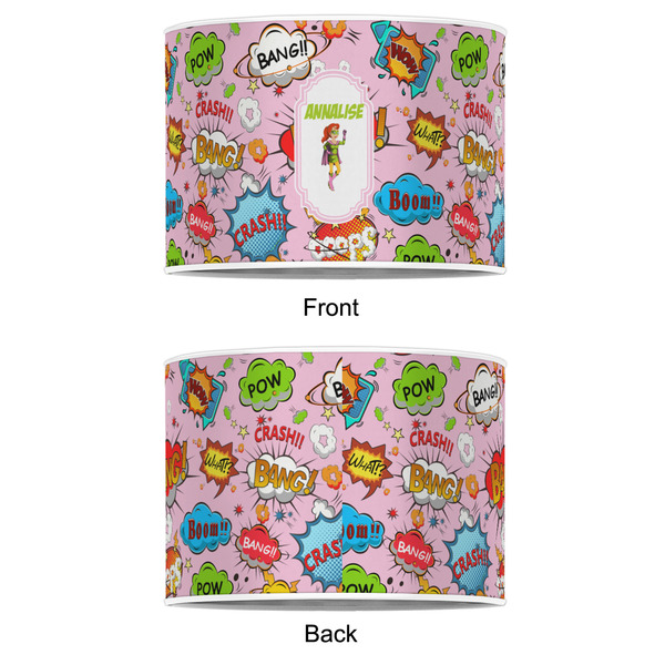 Woman Superhero 12" Drum Lampshade - APPROVAL (Poly Film)