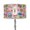 Woman Superhero 12" Drum Lampshade - ON STAND (Poly Film)