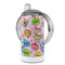 Woman Superhero 12 oz Stainless Steel Sippy Cups - FULL (back angle)