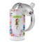 Woman Superhero 12 oz Stainless Steel Sippy Cups - Top Off