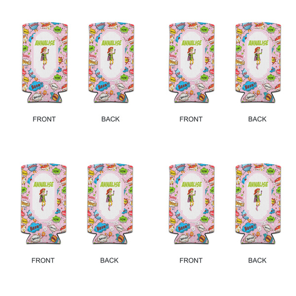 Woman Superhero 12oz Tall Can Sleeve - Set of 4 - APPROVAL