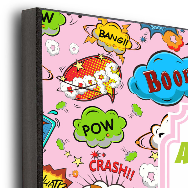 Woman Superhero 12x12 Wood Print - Closeup