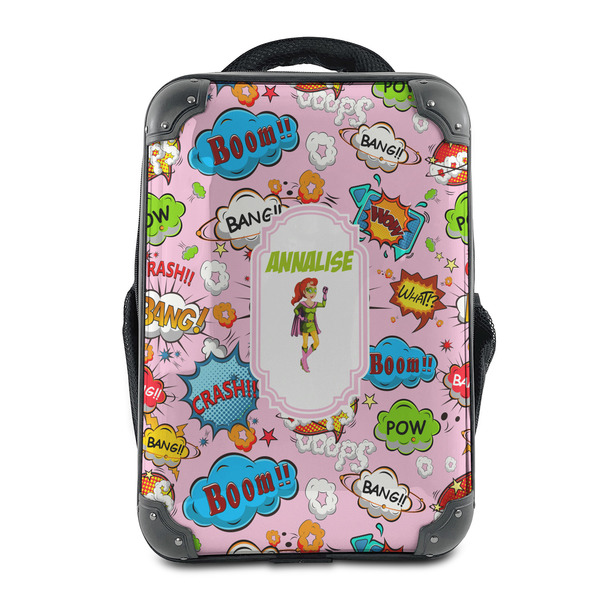 Custom Woman Superhero 15" Hard Shell Backpack (Personalized)