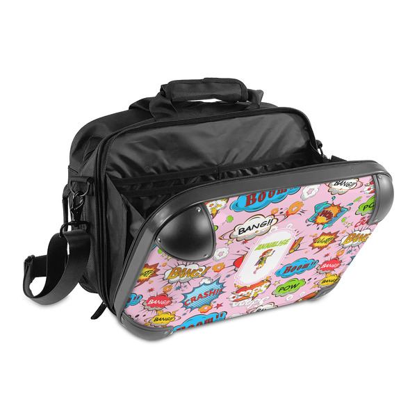 Woman Superhero 15" Hard Shell Briefcase - Open