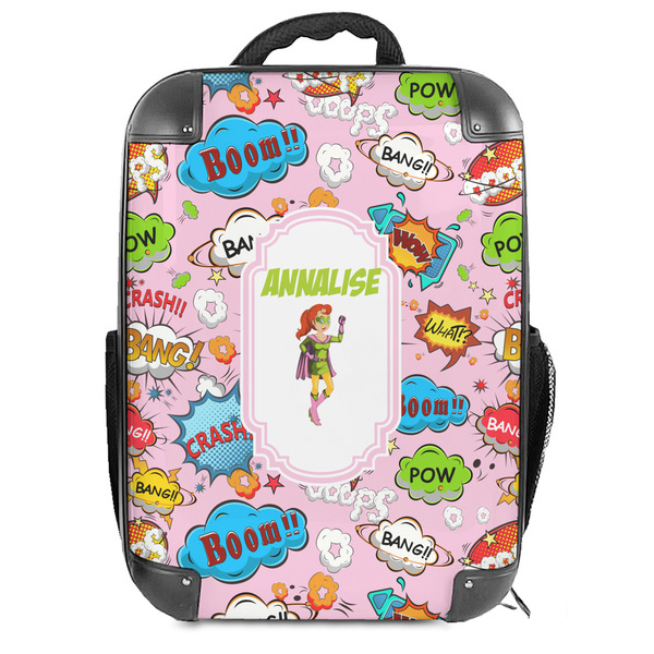 Custom Woman Superhero 18" Hard Shell Backpack (Personalized)