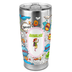 Woman Superhero 20oz Stainless Steel Double Wall Tumbler - Full Print (Personalized)