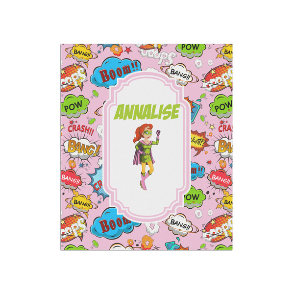 Custom Woman Superhero Poster - Matte - 20x24 (Personalized)