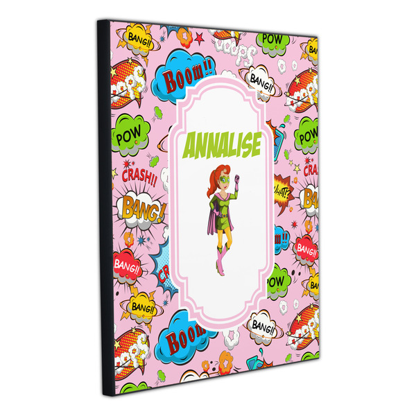 Woman Superhero 20x24 Wood Print - Angle View