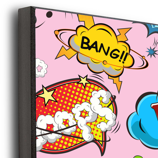 Woman Superhero 20x24 Wood Print - Closeup