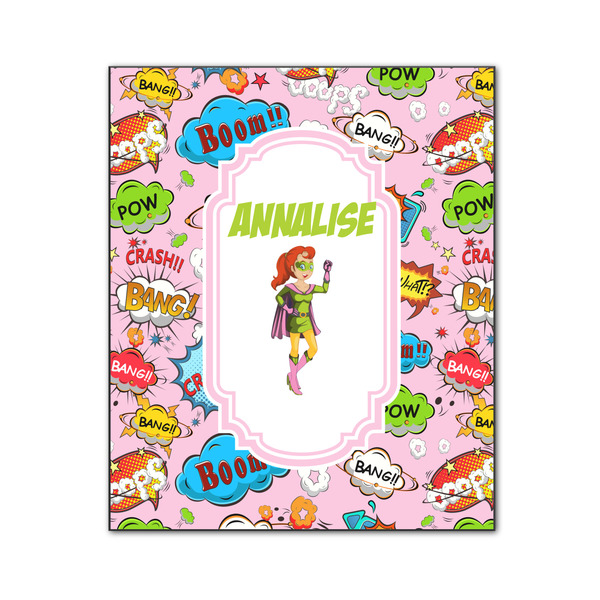 Woman Superhero 20x24 Wood Print - Front View