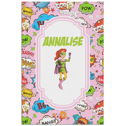 Woman Superhero Poster - Matte - 24x36 (Personalized)