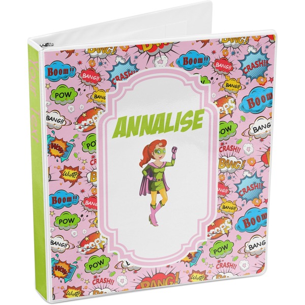 Woman Superhero 3-Ring Binder 3/4 - Main