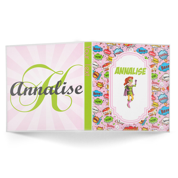 Woman Superhero 3-Ring Binder Approval- 1in