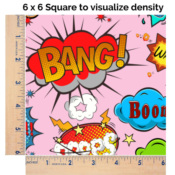 Woman Superhero 6x6 Swatch of Fabric