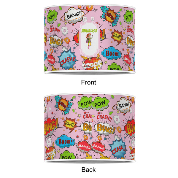 Woman Superhero 8" Drum Lampshade - APPROVAL (Poly Film)