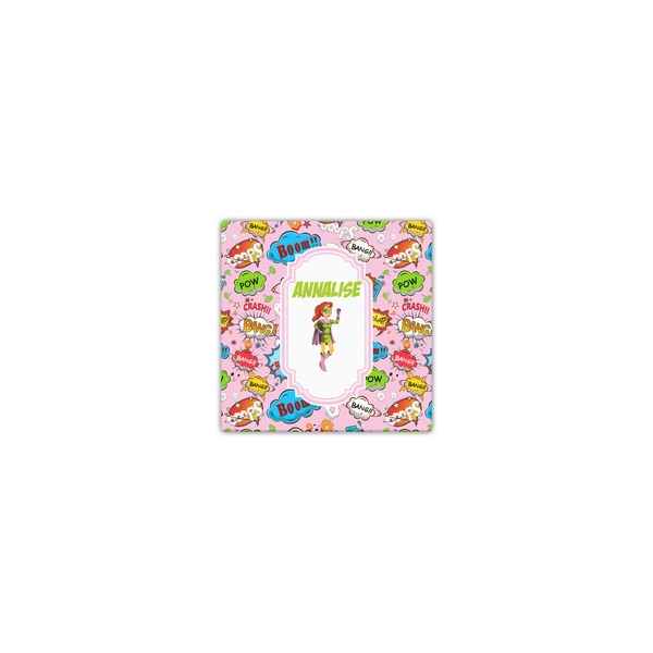 Woman Superhero 8x8 - Canvas Print - Front View