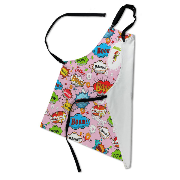 Woman Superhero Apron - Folded