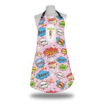 Woman Superhero Apron w/ Name or Text