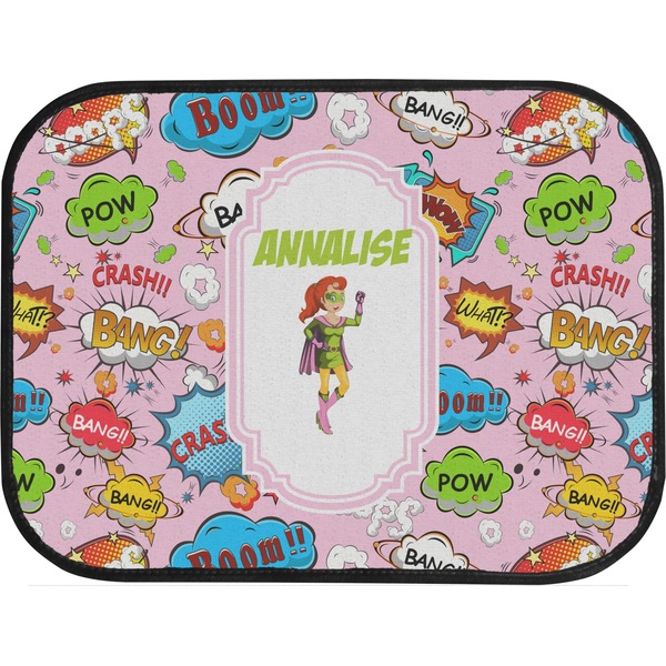 Woman Superhero Back Seat Car Mat