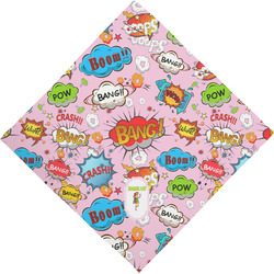 Woman Superhero Dog Bandana Scarf w/ Name or Text