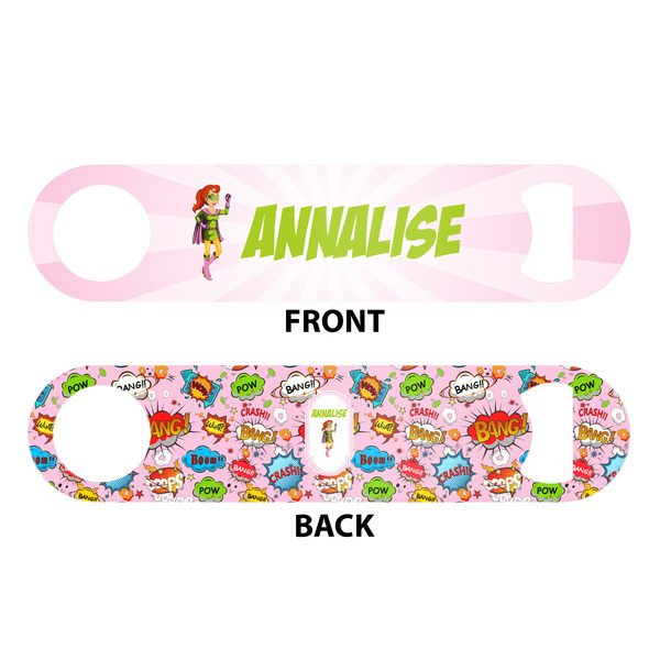 Woman Superhero Bar Bottle Opener - White - Approval