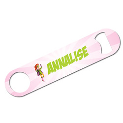 Woman Superhero Bar Bottle Opener w/ Name or Text