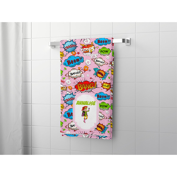 Woman Superhero Bath Towel - LIFESTYLE