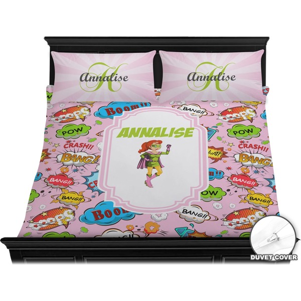 Woman Superhero Bedding Set (King) - Duvet