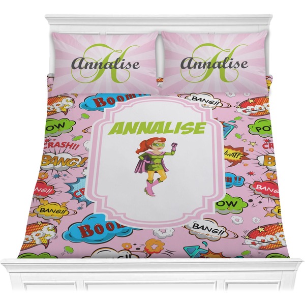 Custom Woman Superhero Comforters (Personalized)