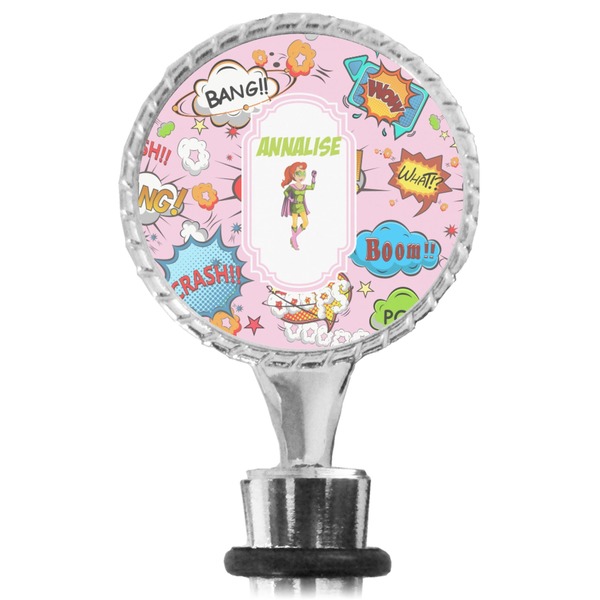 Woman Superhero Bottle Stopper Main View