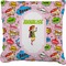 Woman Superhero Faux-Linen Throw Pillow 26" (Personalized)