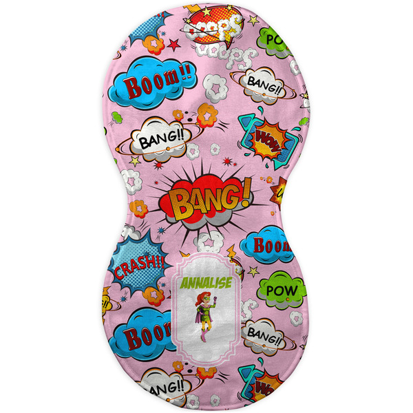 Woman Superhero Burp Peanut Shaped Flat