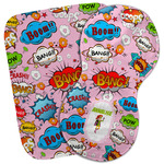 Woman Superhero Burp Cloth (Personalized)