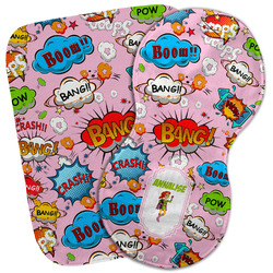 Woman Superhero Burp Cloth (Personalized)