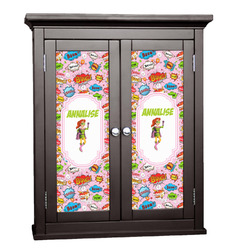 Woman Superhero Cabinet Decal - Large (Personalized)