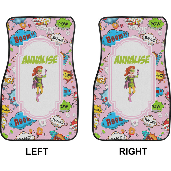 Woman Superhero Car Mat Front - Approval