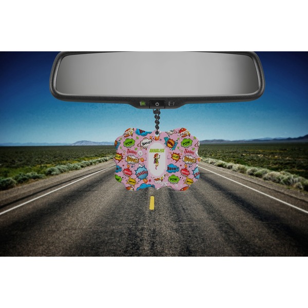 Woman Superhero Car Ornament (Road)