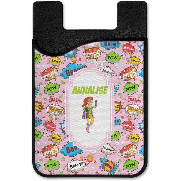 Woman Superhero Cell Phone Credit Card Holder