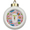Woman Superhero Ceramic Ball Ornament (Personalized)