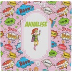 Woman Superhero Ceramic Tile Hot Pad (Personalized)