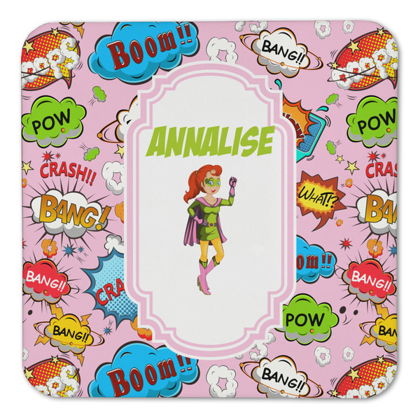 Woman Superhero Coaster Set - FRONT (one)